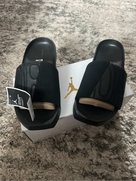 Jordan Shoes - Jordan Black Men's Nola Slide Sandals